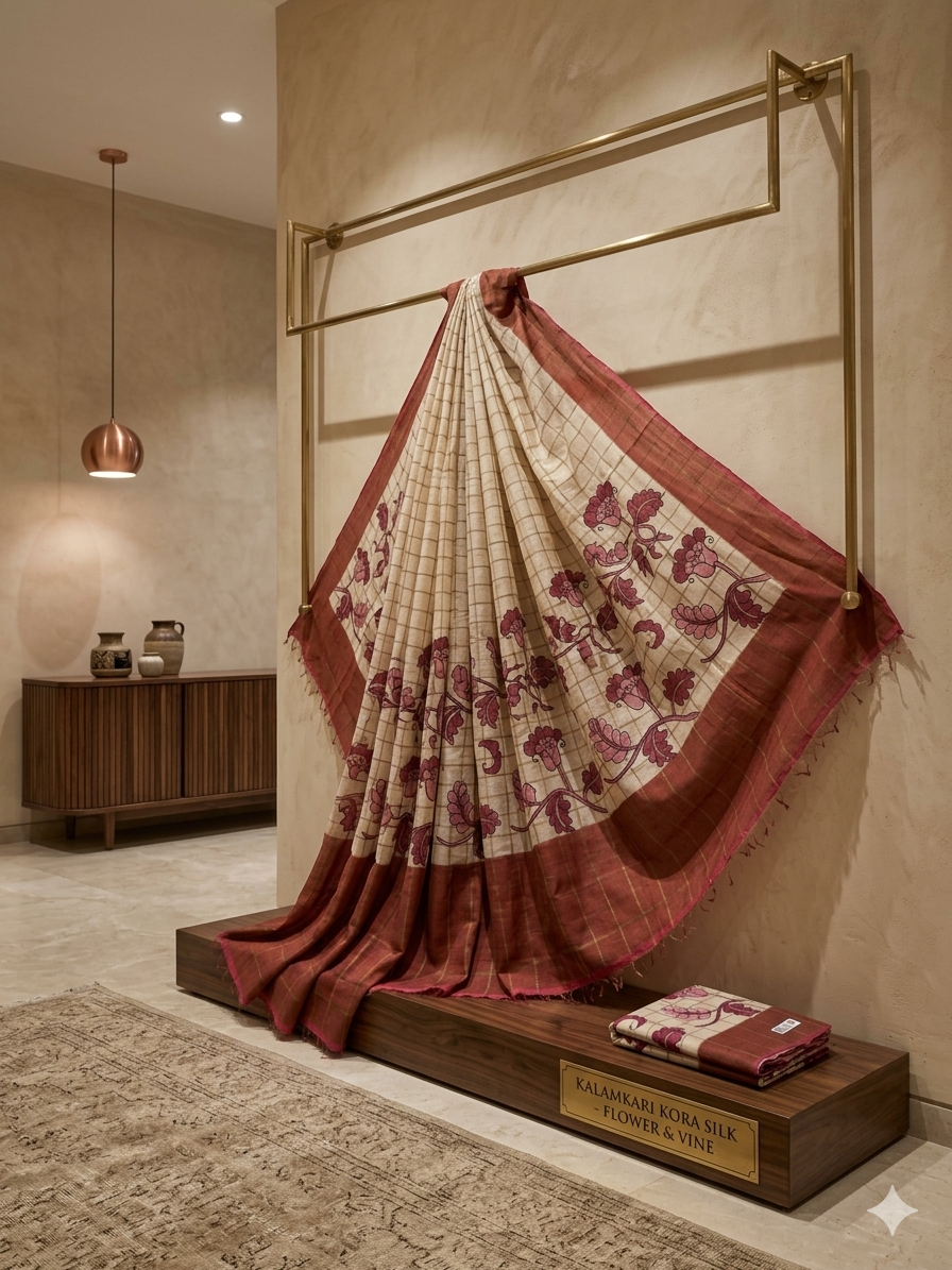 TMS25059 — Blue Maheshwari Silk Cotton