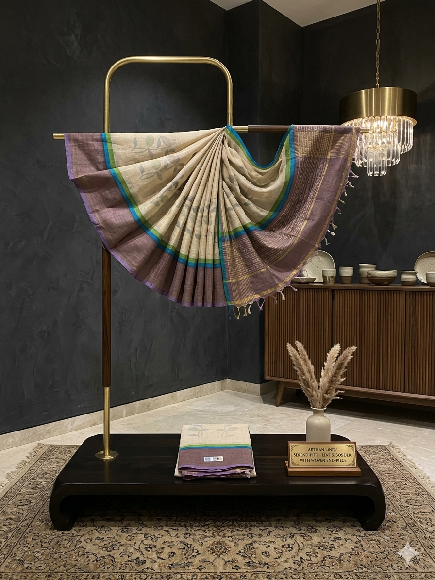 TMS25058 — Green Maheshwari Silk Cotton